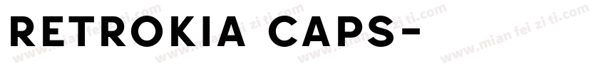 Retrokia Caps字体转换